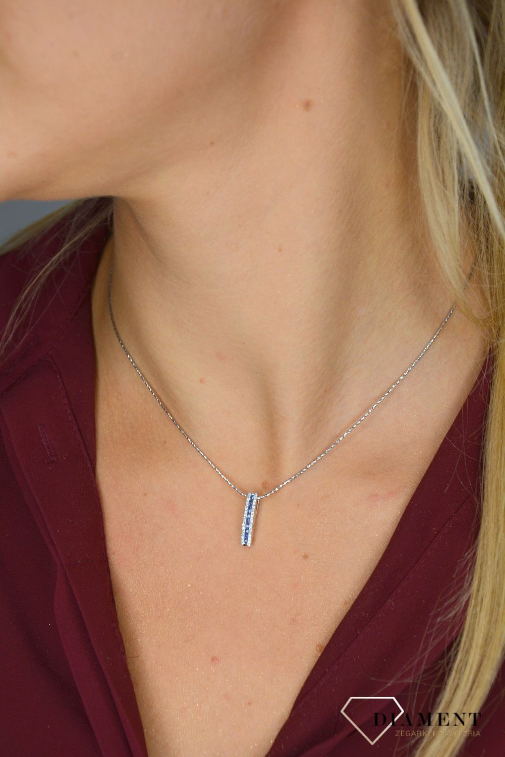 Złoty łańcuszek 585 grawerowana Linka Białe złoto 1 mm DIA-LAN-1210-585 1mm ✅ Złoty łańcuszek wykonany z białego złota ✅ vcxdf.jpg